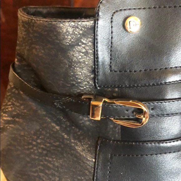 Sexy Black zipper heeled booties Size 39 - Picture 2 of 6